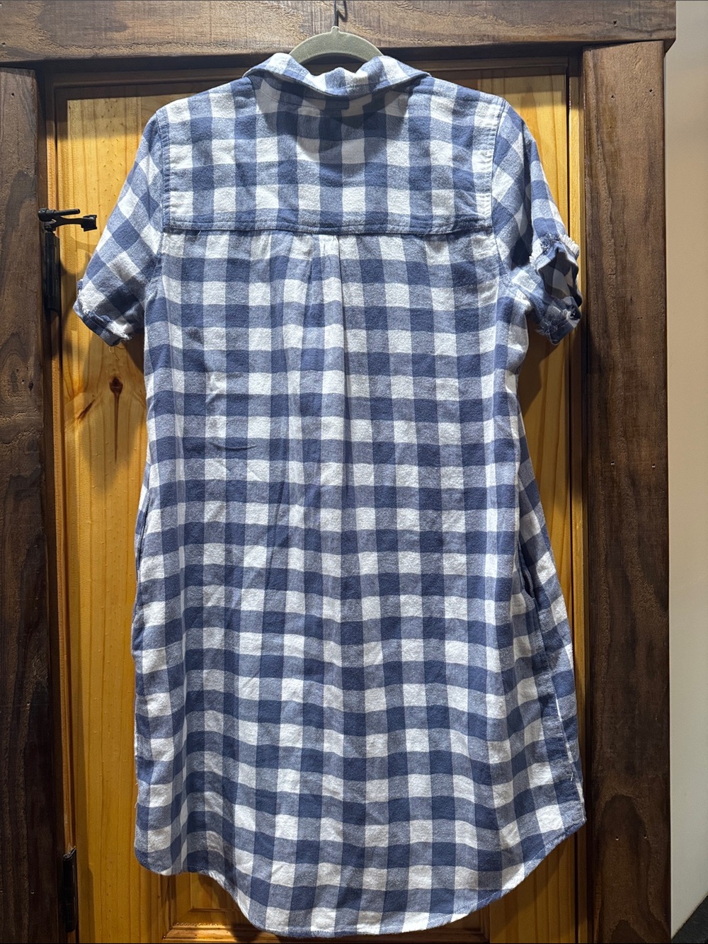 True Craft blue and white check dress XL - Picture 5 of 5